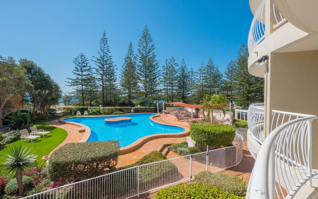 Burleigh Surf Balcony Pool View