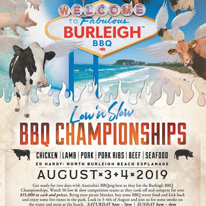 Head to Burleigh Heads in August for Burleigh BBQ Championships 2019